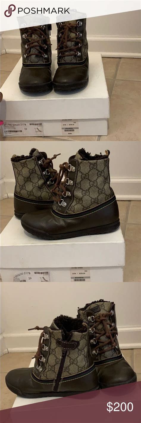 toddler gucci snow boots|gucci boots with rhinestones.